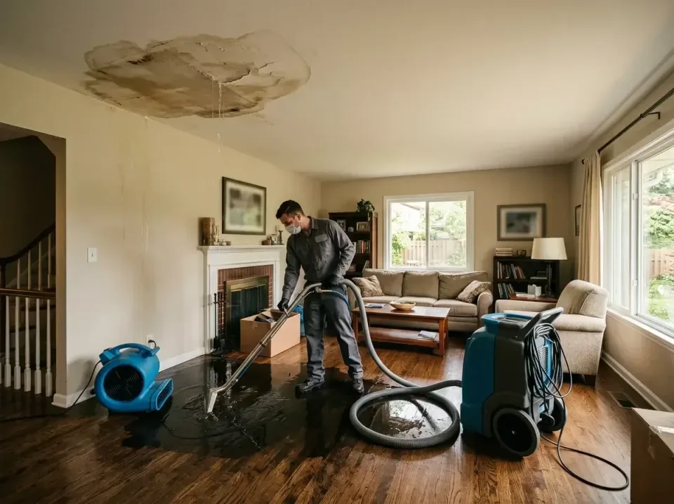 attic-pipe-burst-ceiling-drip-008 — frequently asked questions, Water Damage Restoration & Carpet Care in Holyoke, MA